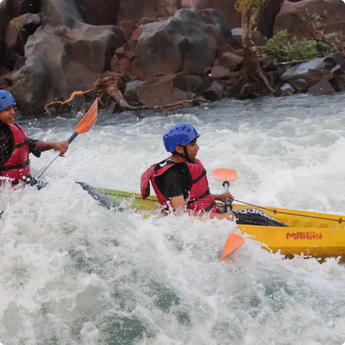 kayking in dandeli kali river 