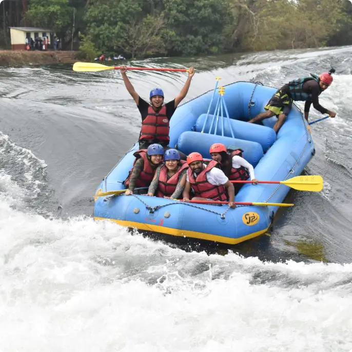 Kali river rafting adventure activities in dandeli ganeshgudi